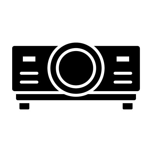 Projector Glyph Icon