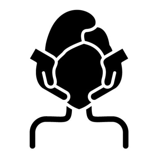 Massage Glyph Icon | Comfort