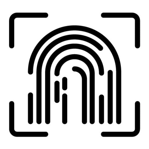 Biometrics Glyph Icon | The Future