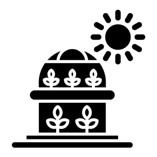 Hydroponic Technology Glyph Icon