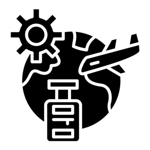 Travel Arrangement Glyph Icon