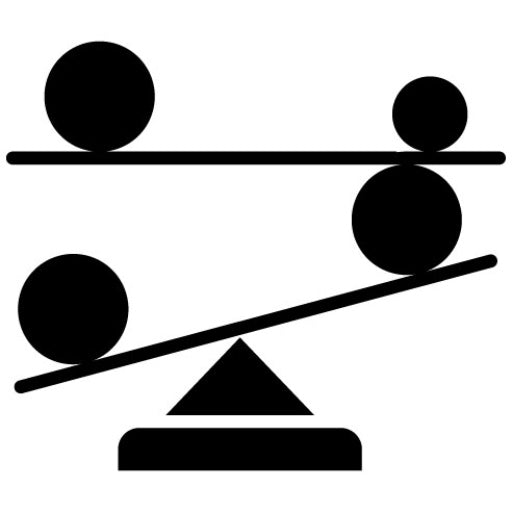 Balance Glyph Icon | Design