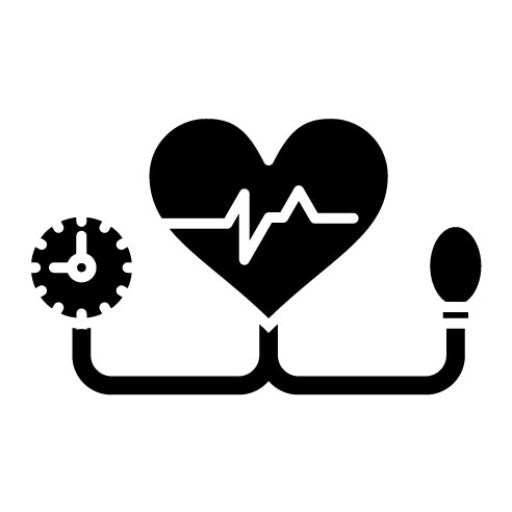 Blood Pressure Glyph Icon