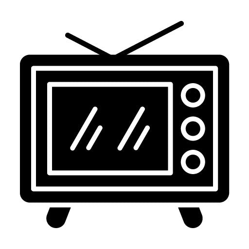 Television Glyph Icon