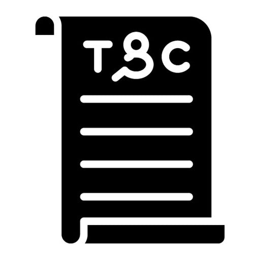 Term and Condition Glyph Icon