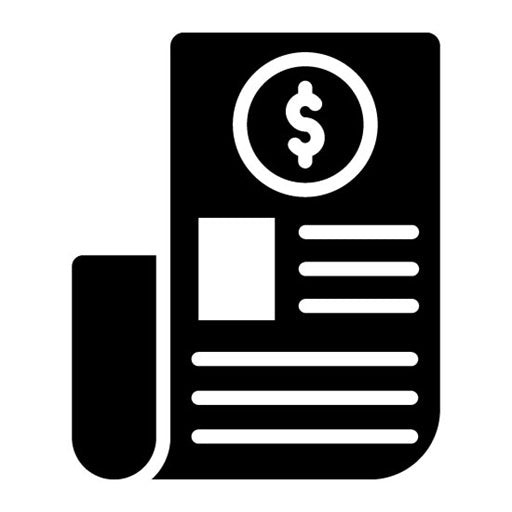 Backer Report Glyph Icon