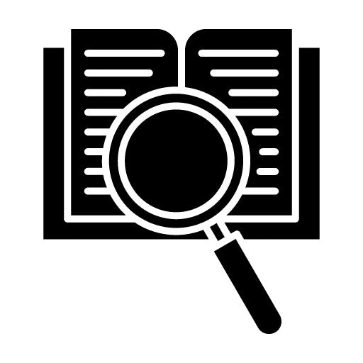 University Search Glyph Icon