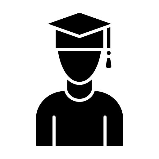 Bachelor Glyph Icon