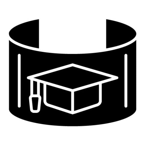 Virtual Education Glyph Icon