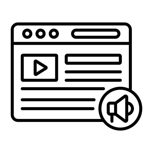 Video Marketing Icon | Internet Marketing Service