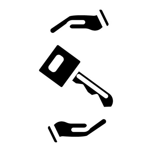 Closed End Lease Glyph Icon
