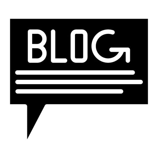 Blog Glyph Icon | Public Relations Agency