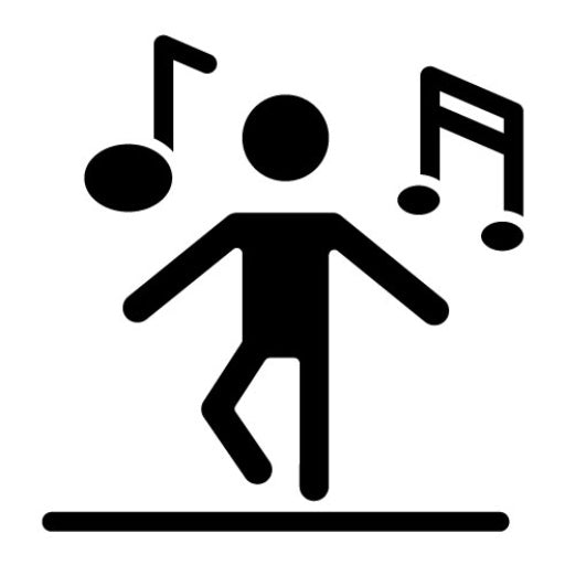Dance Therapy Glyph Icon