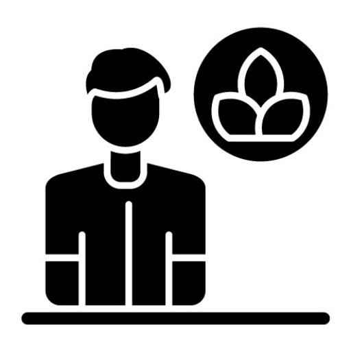 Energy Flow Qi Chee Glyph Icon