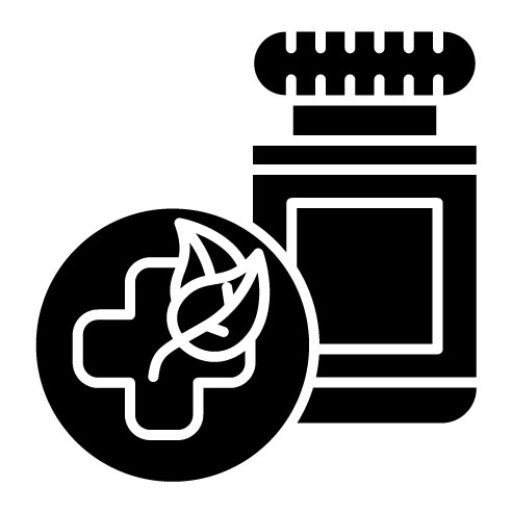Herbal Pills Glyph Icon