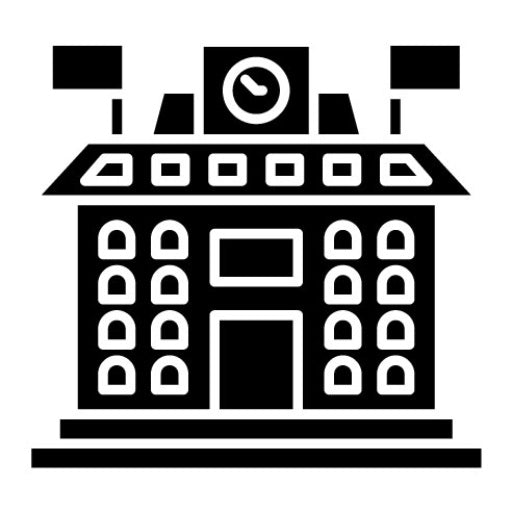 University Glyph Icon | University