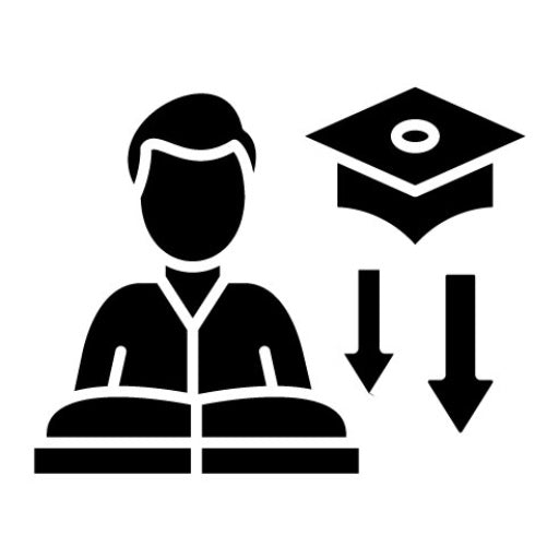 Undergraduate Glyph Icon