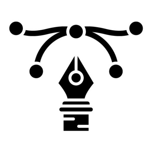 Graphic Design Glyph Icon | Media Agency