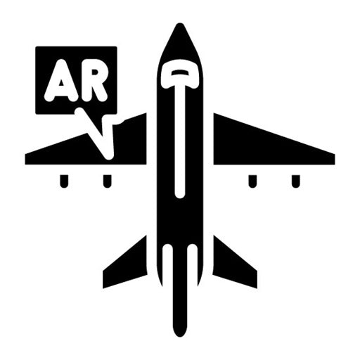 Ar Flight Training Glyph Icon