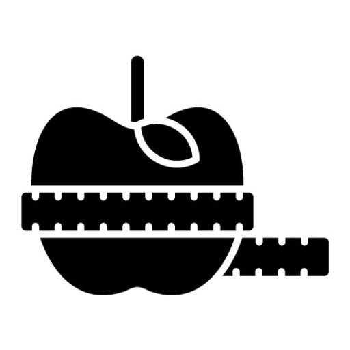 Vegan Diet Glyph Icon