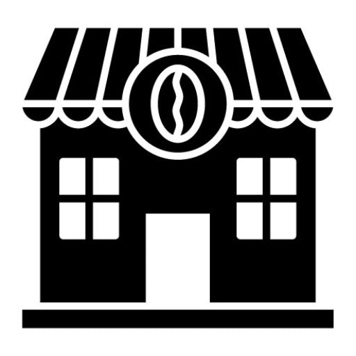 Coffee Shop Glyph Icon