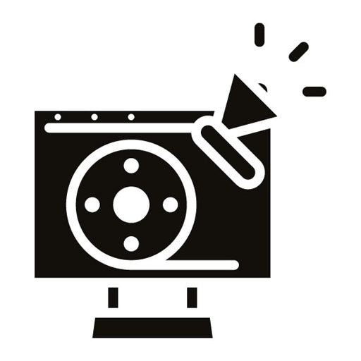 Web Advertising Glyph Icon