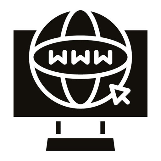 Web Site Glyph Icon