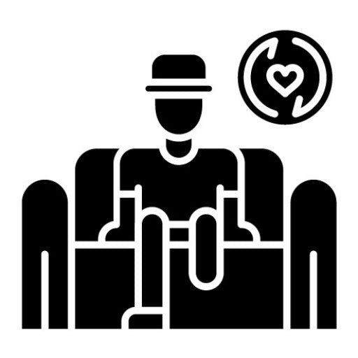 Rehabilitation Glyph Icon