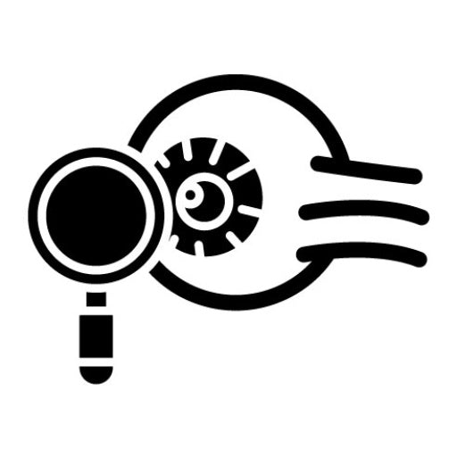 Ophthalmology Glyph Icon | Optometrist