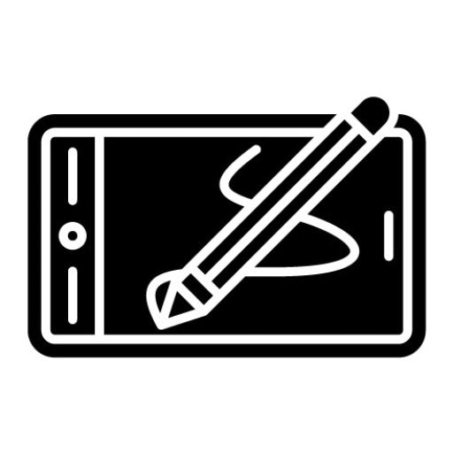 Graphic Tablet Glyph Icon | Creativity