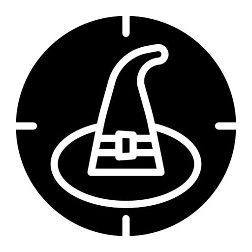 Witch Hunt Glyph Icon