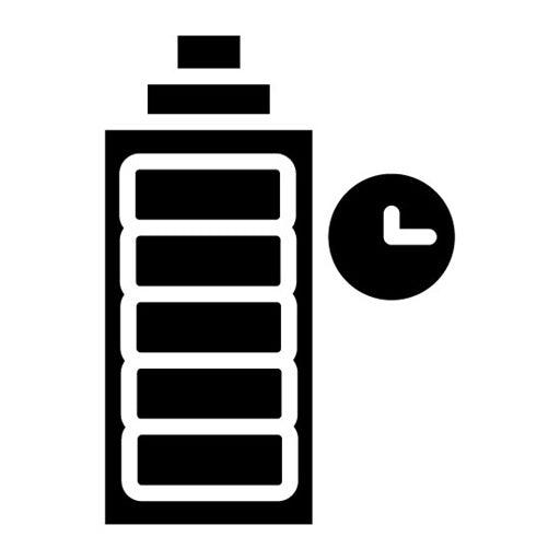 Battery Life Glyph Icon | Personal Transportation