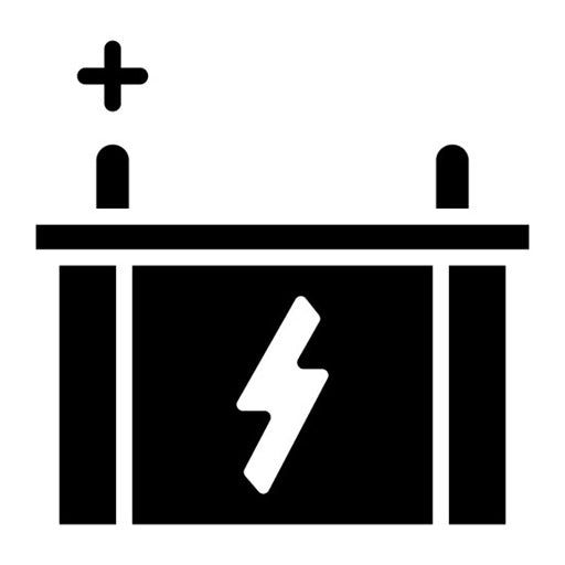 Big Battery Glyph Icon | Personal Transportation