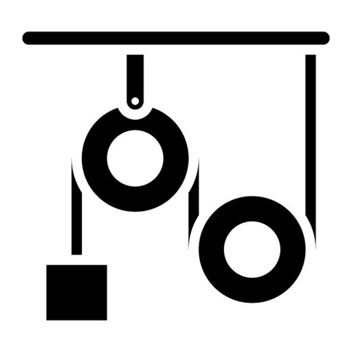 Weight Distribution Glyph Icon