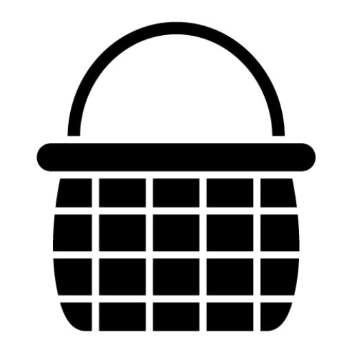 Basket Glyph Icon | Cyber Monday