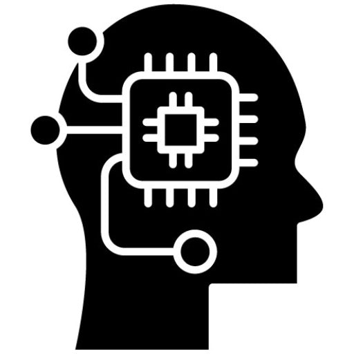 Artificial Intelligence Glyph Icon | Economy