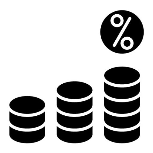 Commission Glyph Icon | Influencer Marketing