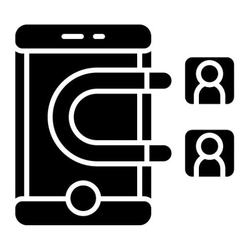 User Engagement Glyph Icon
