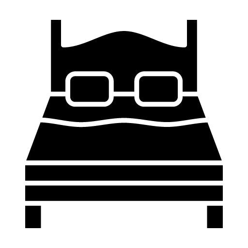 Double Bed Glyph Icon