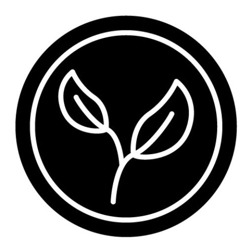 Vegan Glyph Icon | Digital Nomad