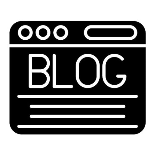 Blog Glyph Icon | Internet Marketing