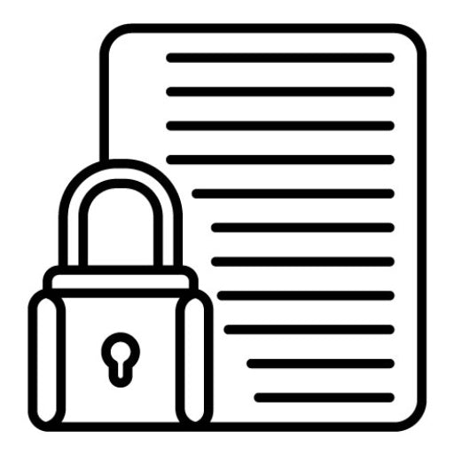 Confidential Project Icon | Project Management