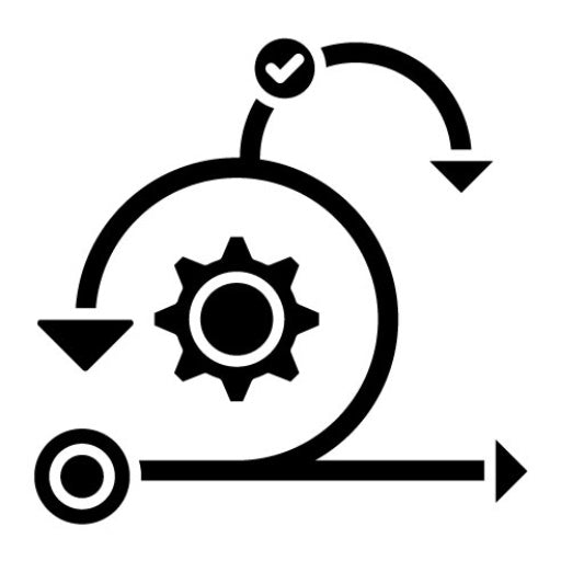 Agile Glyph Icon | Project Management