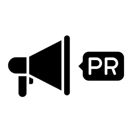 Public Relations Glyph Icon | Marketing