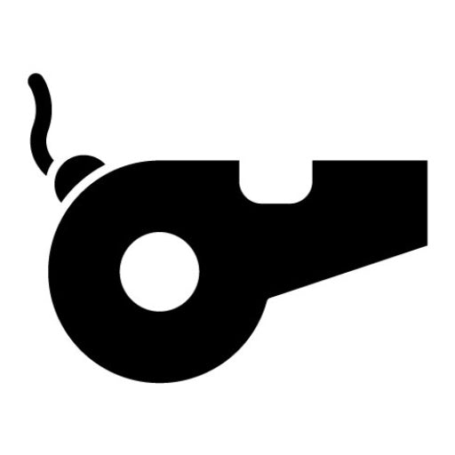 Whistle Blower Glyph Icon