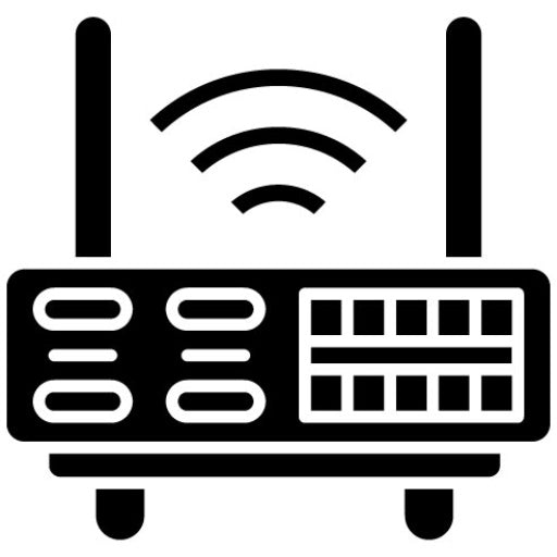 Wireless Modem Glyph Icon
