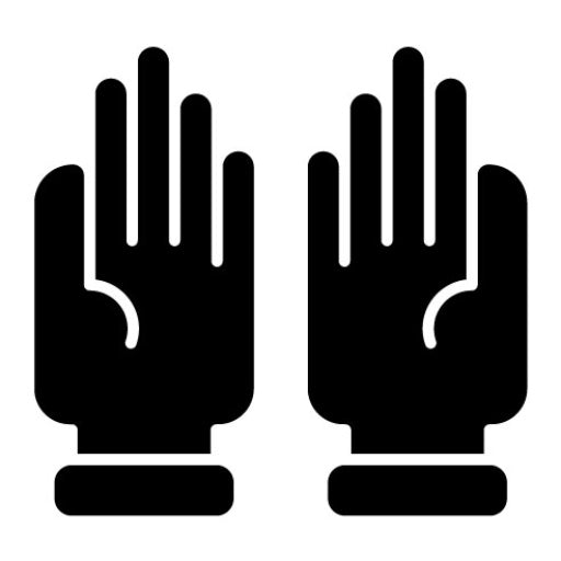 Gloves Glyph Icon | Gardening