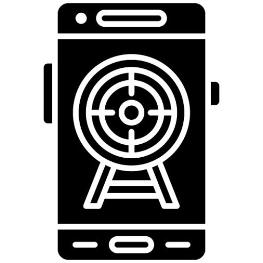 Target Glyph Icon | Mobile App Development