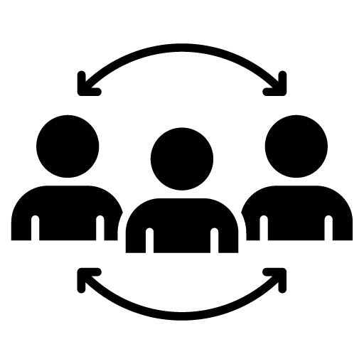Team Space Glyph Icon