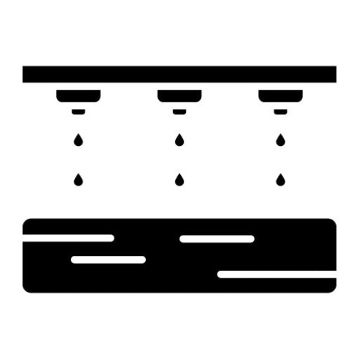 Irrigation Glyph Icon | Prehistoric